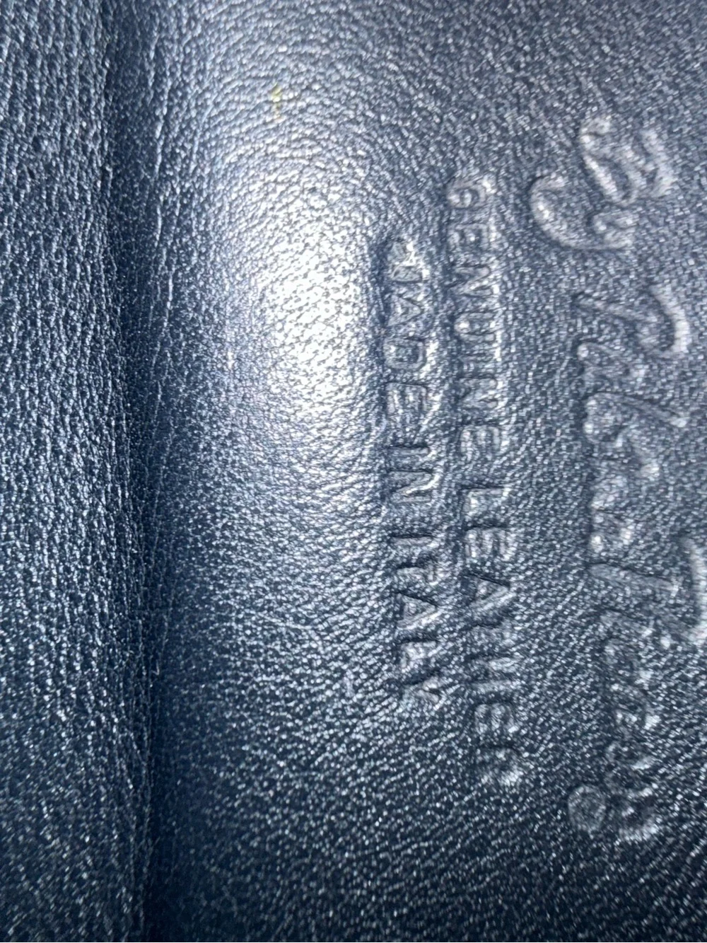 Very Rare Beautiful Vintage HTF Black Leather Paloma Picasso